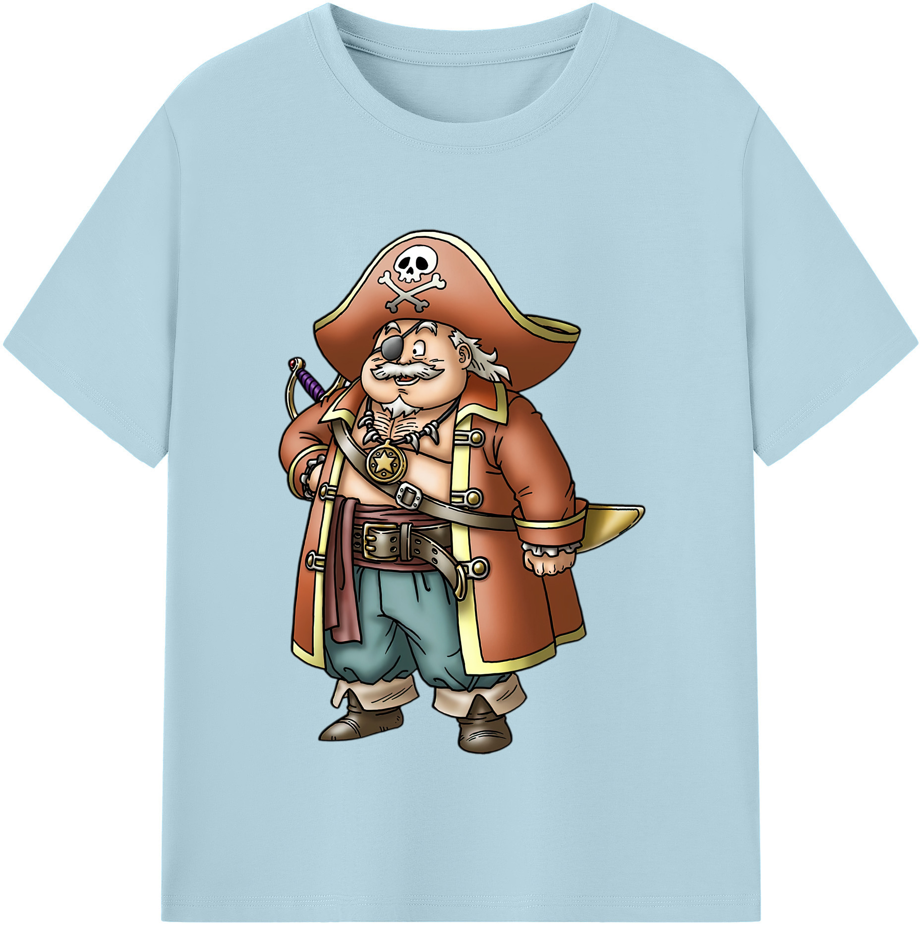 （画像用） ドラゴンクエスト Doragon Kuesuto Dragon Quest 綿100％半袖Tシャツ（フロントプリント）